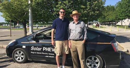 Une autre passion de Bob, les véhicules solaire